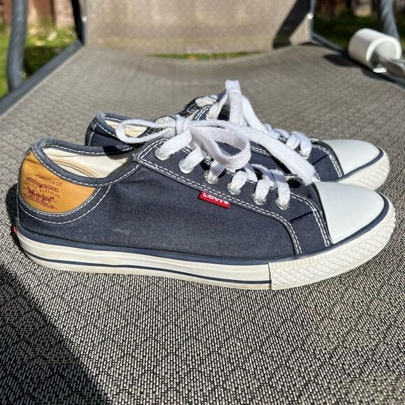 Levi's Navy Canvas Sz 6.5 Women's Stan Buck - Picture 15 of 15